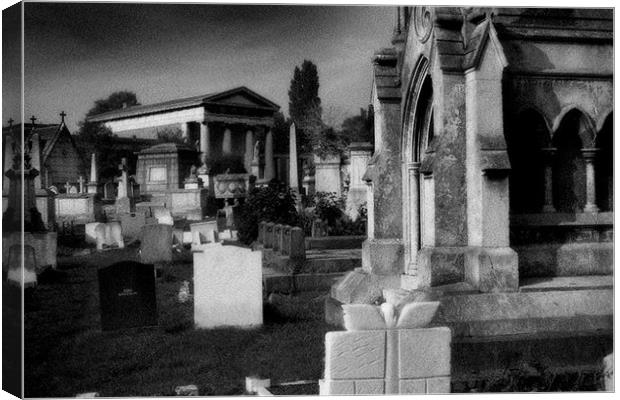 Kensal Green Cemetery Canvas Print by David Hare