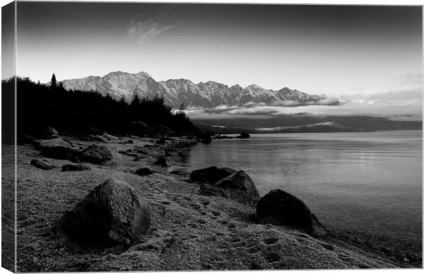 Lakeside, New Zealand Canvas Print by David Hare