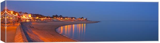 Exmouth evening seafront Canvas Print by David Hare