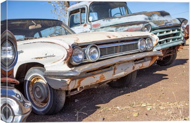 Derelict Buick Special Canvas Print by David Hare