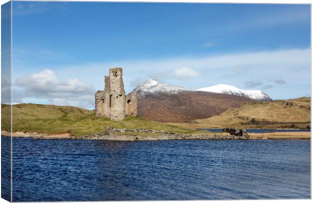 Ardvreck Castle Canvas Print by David Hare