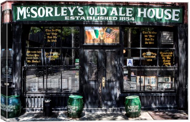 McSorley's Old Ale House Canvas Print by David Hare