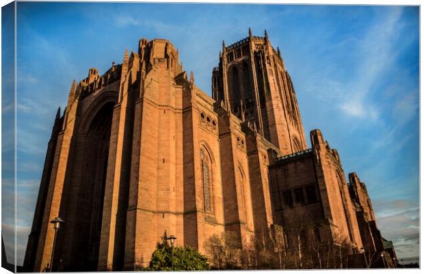 Liverpool Cathedral Canvas Print by David Hare