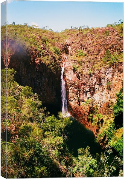 Sopoaga Waterfall Canvas Print by Simon Joshua Peel