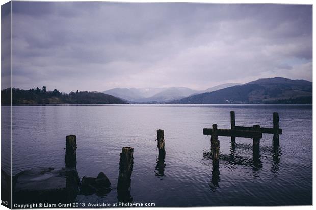 Windermere from High Wray Bay. Lake District, Cumb Canvas Print by Liam Grant