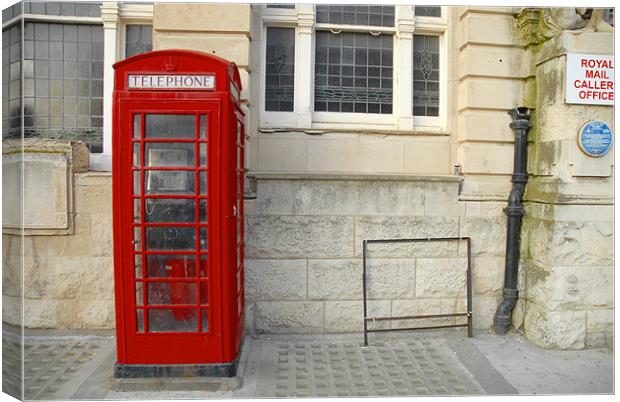Phonebox Canvas Print by Anth Short