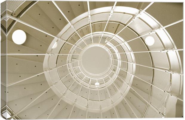 Spiral Stairs Canvas Print by Anth Short