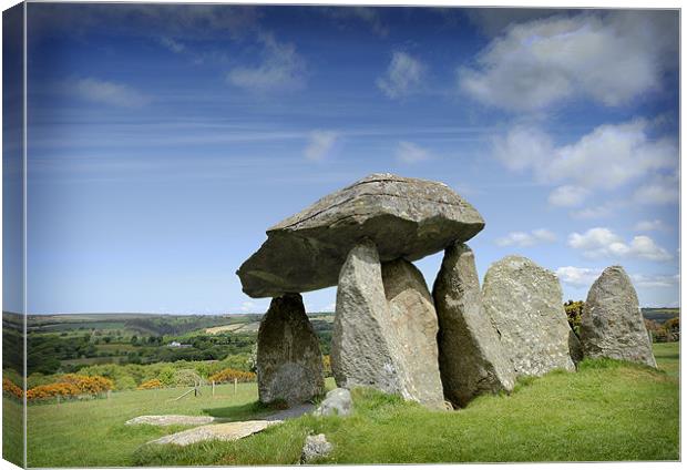 PENTRE IFAN Canvas Print by Anthony R Dudley (LRPS)