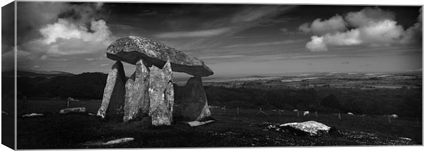 PENTRE IFAN Canvas Print by Anthony R Dudley (LRPS)