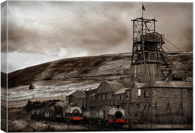 BIG PIT #2 Canvas Print by Anthony R Dudley (LRPS)