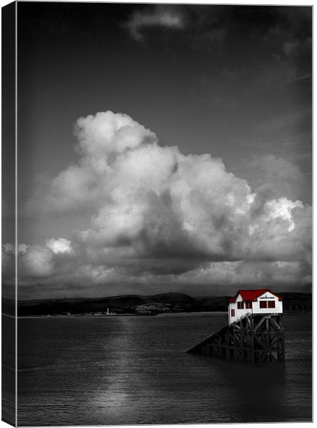 MUMBLES LIFEBOAT STATION Canvas Print by Anthony R Dudley (LRPS)