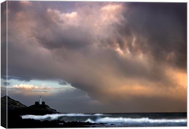 STORM OVER BRACELET BAY Canvas Print by Anthony R Dudley (LRPS)