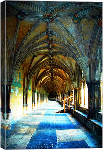 The Corridor Canvas Print by stephen walton