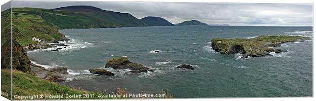 Niarbyl Bay, Isle of Man Canvas Print by Howard Corlett