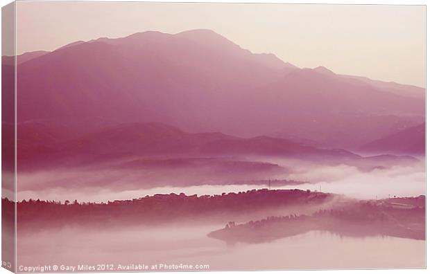 Low cloud Canvas Print by Gary Miles