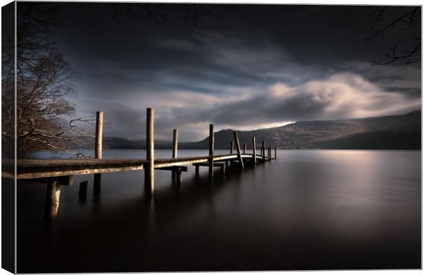 The Jetty Canvas Print by Simon Wrigglesworth