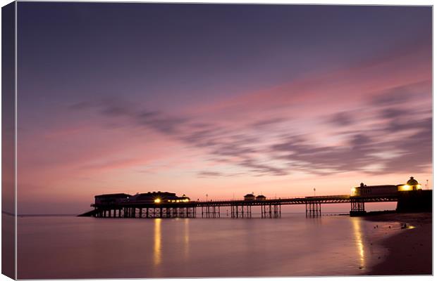 In the Pink Canvas Print by Simon Wrigglesworth