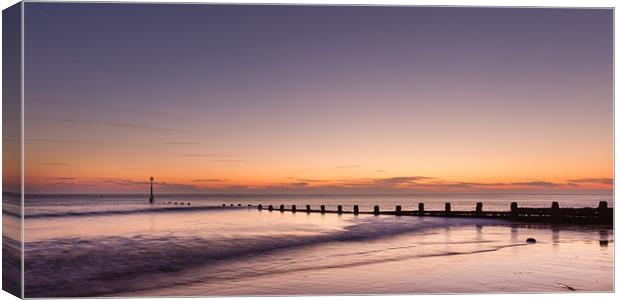 The Long Shore Canvas Print by Simon Wrigglesworth