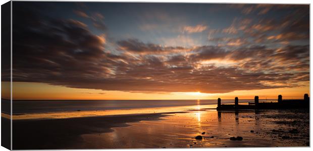 The Golden Hour Canvas Print by Simon Wrigglesworth