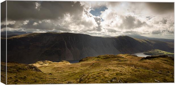 Wastwater Screes Canvas Print by Simon Wrigglesworth