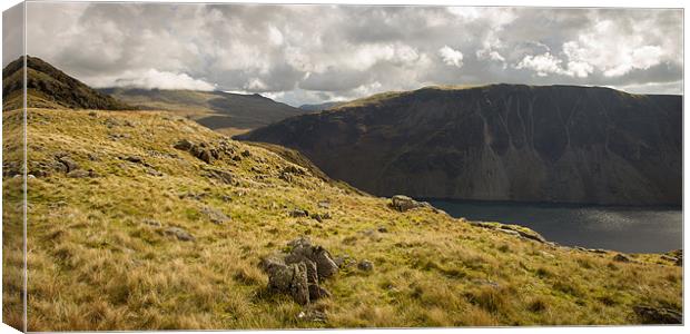 The Screes Canvas Print by Simon Wrigglesworth