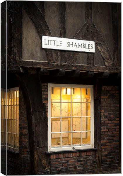 The Little Shambles Canvas Print by Simon Wrigglesworth