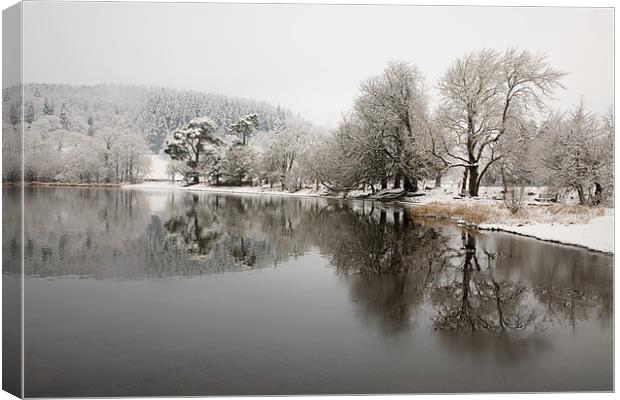 The Edge of Winter Canvas Print by Simon Wrigglesworth