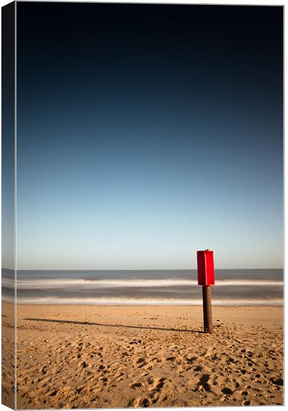 Red Canvas Print by Simon Wrigglesworth
