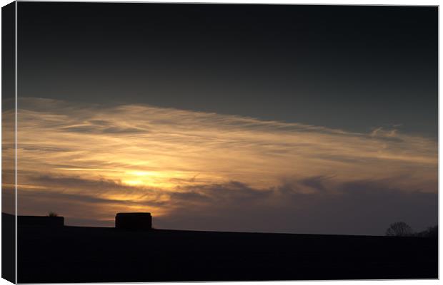 Pillbox Canvas Print by Simon Wrigglesworth