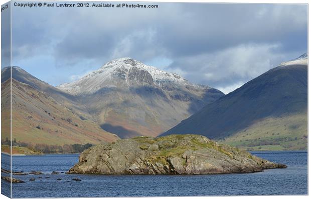 2. Wast Water (Winter) Canvas Print by Paul Leviston