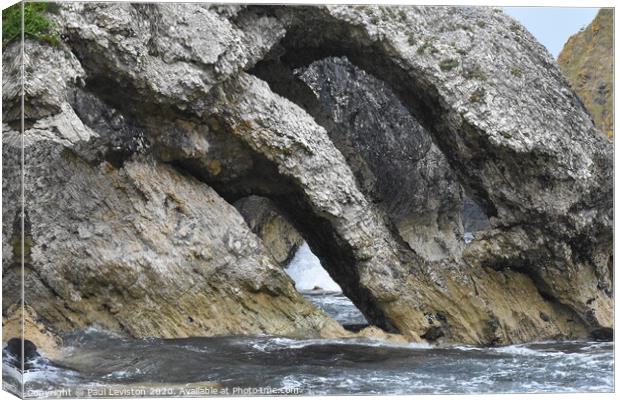 Stone Rock Formation Canvas Print by Paul Leviston