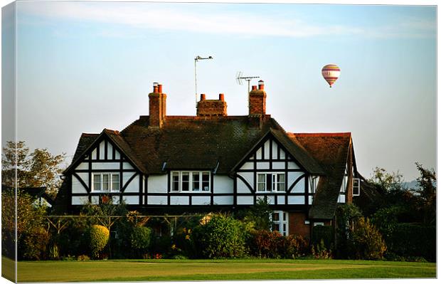 Evening Flight Over Wingrave Canvas Print by graham young