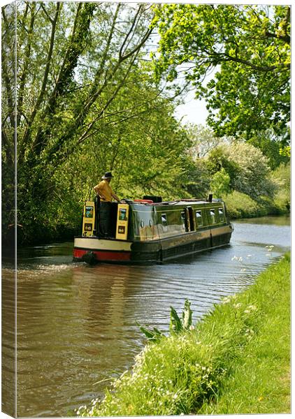 Stratford-Upon-Avon Canal Canvas Print by graham young