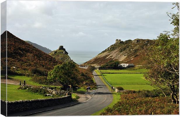 Valley of the Rocks Canvas Print by graham young