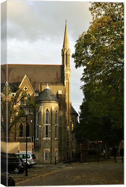 Notting Hill Methodist Church Canvas Print by graham young