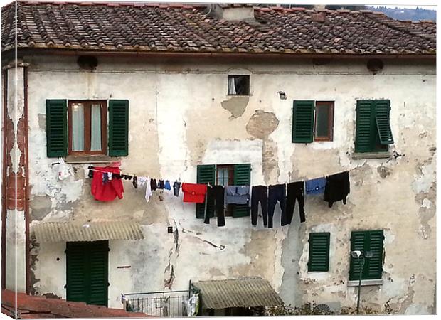 Italian Laundry Canvas Print by graham young