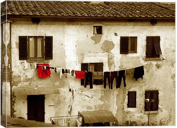 Italian Laundry 2 Canvas Print by graham young