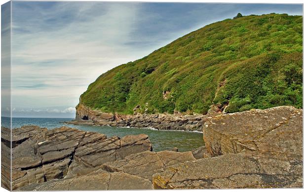 Lee Bay  Canvas Print by graham young