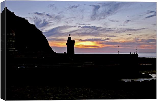 Lynmouth Sunset  Canvas Print by graham young