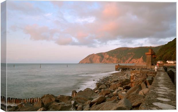 A Lynmouth Evening  Canvas Print by graham young