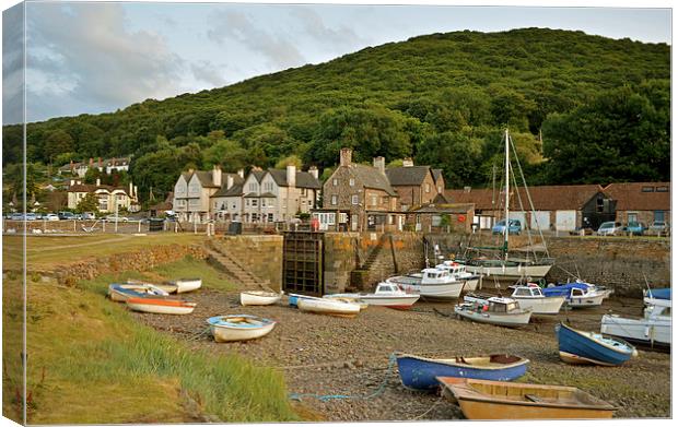 Porlock Weir  Canvas Print by graham young