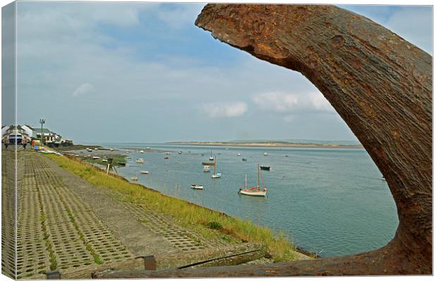 The Quay, Apledore  Canvas Print by graham young