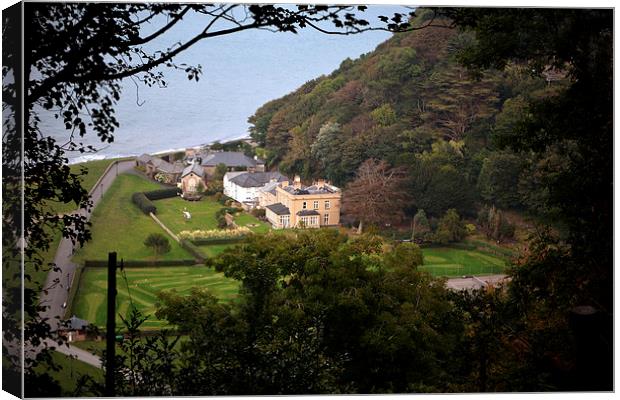 The Manor House, Lynmouth  Canvas Print by graham young