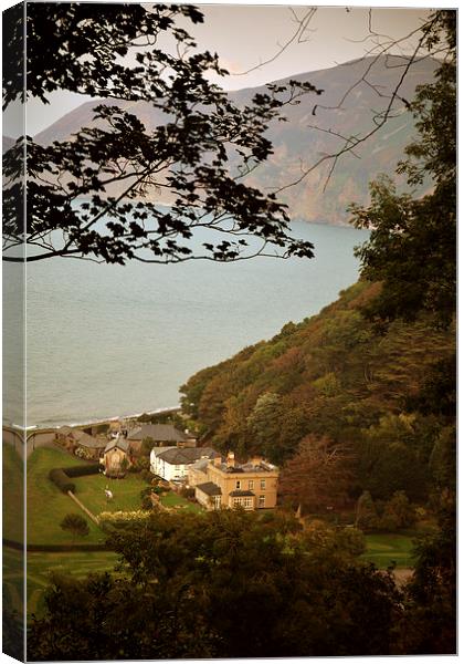 The Old Manor House, Lynmouth  Canvas Print by graham young