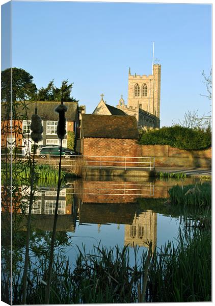 Church of St Peter and St Paul, Wingrave Canvas Print by graham young