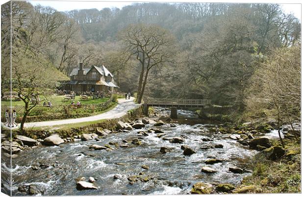 Watersmeet Canvas Print by graham young