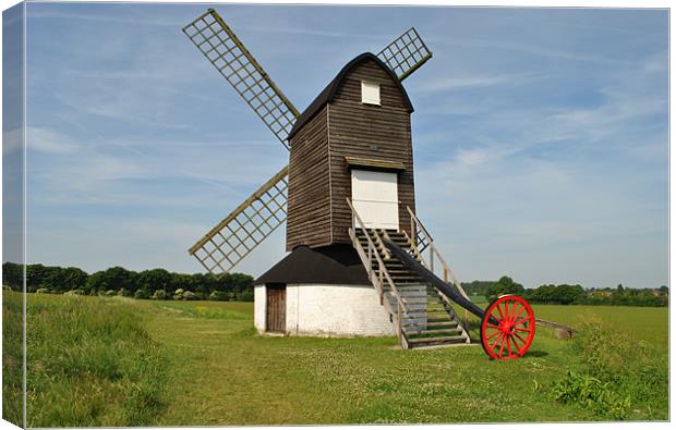 Pitstone Mill, Buckinghamshire Canvas Print by graham young