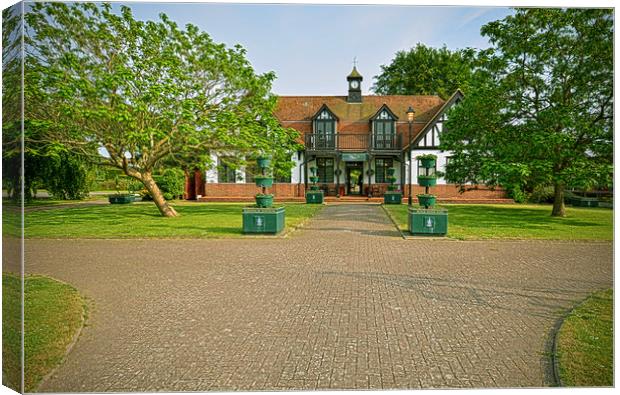 Beach House Park, Worthing Canvas Print by graham young