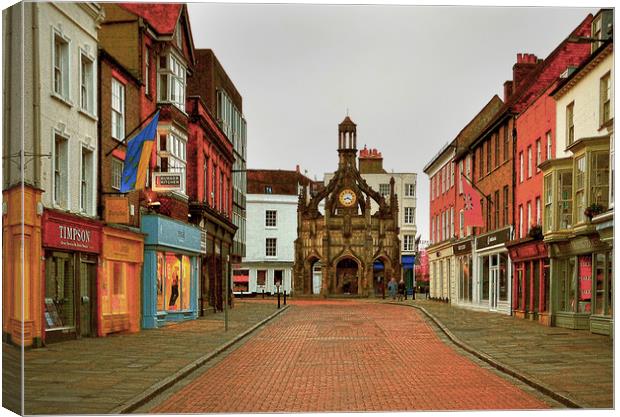 Chichester Market Cross Canvas Print by graham young