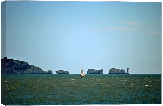 Sailing on the Solent Canvas Print by graham young